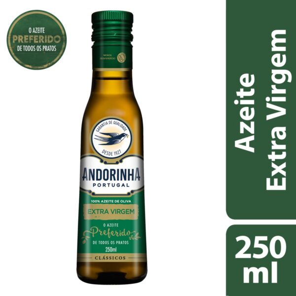 AZEITE PORTUGUES ANDORINHA EXTRA VIRGEM VIDRO 250ML