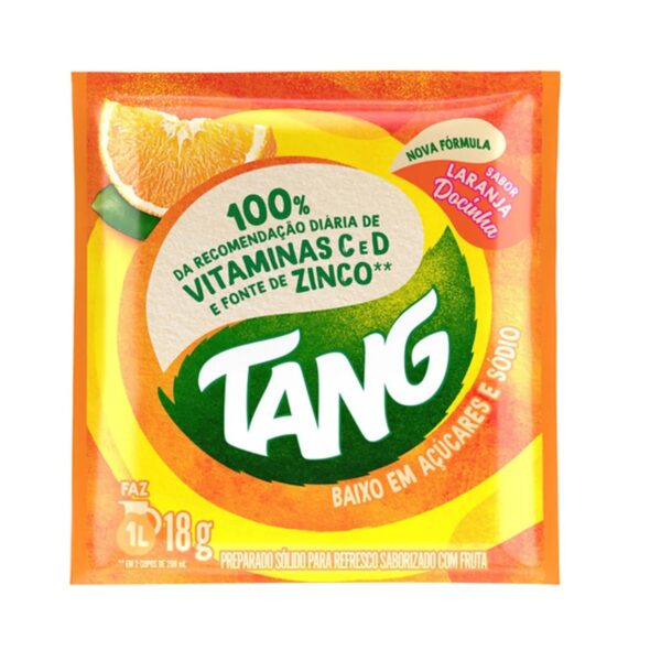 REFRESCO EM PO TANG 18G LARANJA DOCINHA