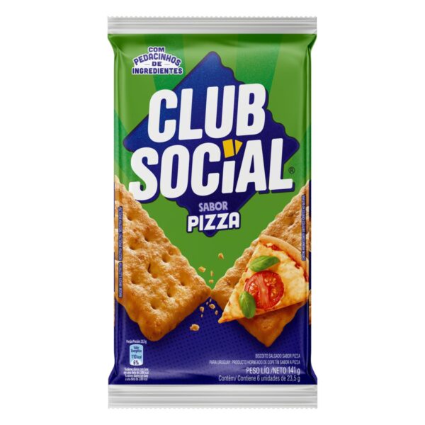 BISCOITO CLUB SOCIAL PIZZA PCT 144G