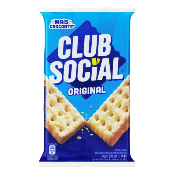 BISCOITO CLUB SOCIAL ORIGINAL PCT 144G