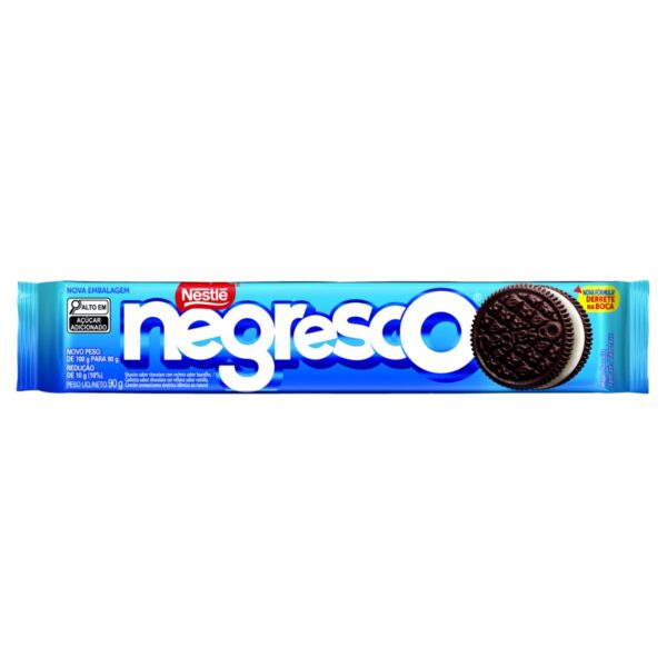 BISCOITO RECHEADO NEGRESCO BAUNILHA 90G