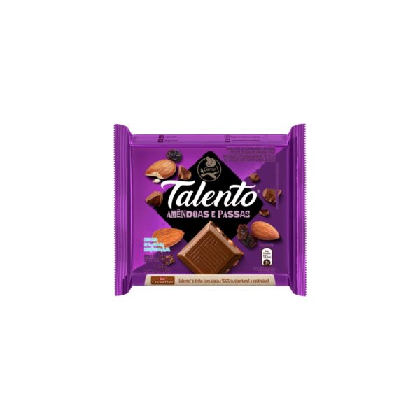 CHOCOLATE GAROTO TALENTO AMENDOAS 85G