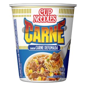 MACARRÃO INSTANTÂNEO NISSIN CUP NOODLES CREMOSO CARNE DEFUMADA 69G