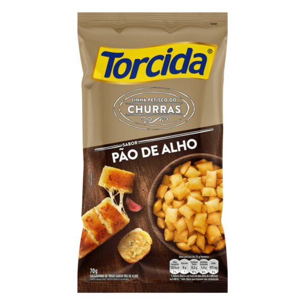 SALGADINHO TORCIDA PAO DE ALHO 60G
