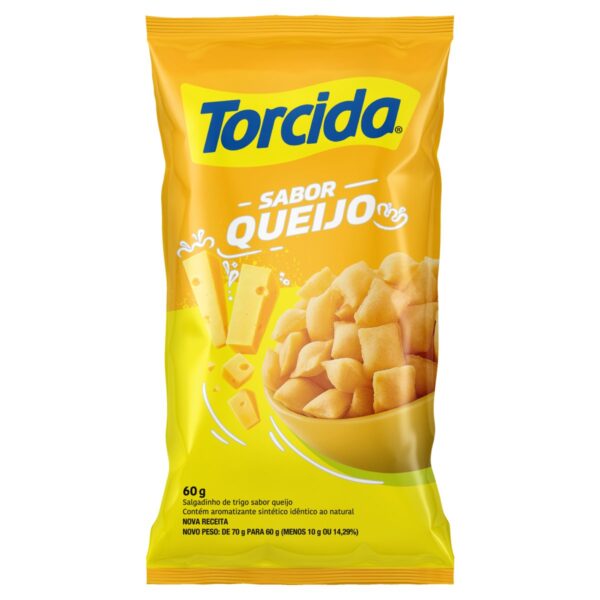 SALGADINHO TORCIDA QUEIJO 60G