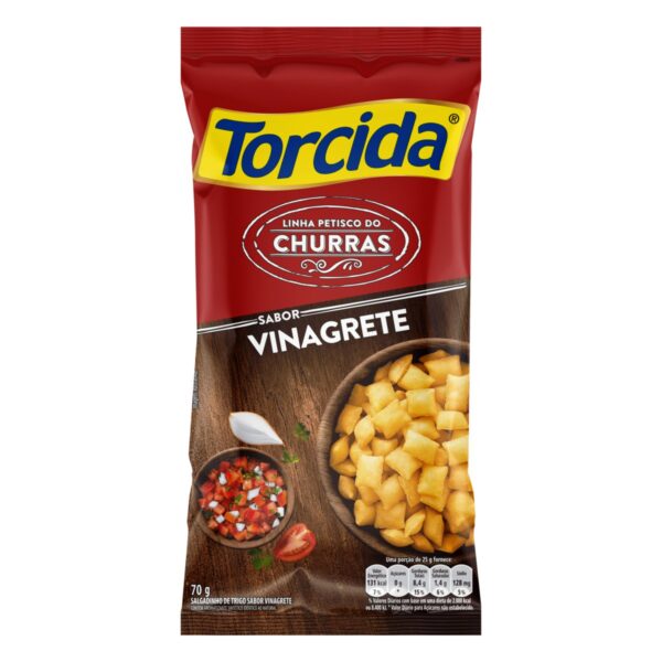 SALGADINHO TORCIDA VINAGRETE 60G