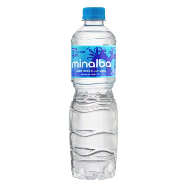 AGUA MINERAL MINALBA SEM GAS PET 510ML