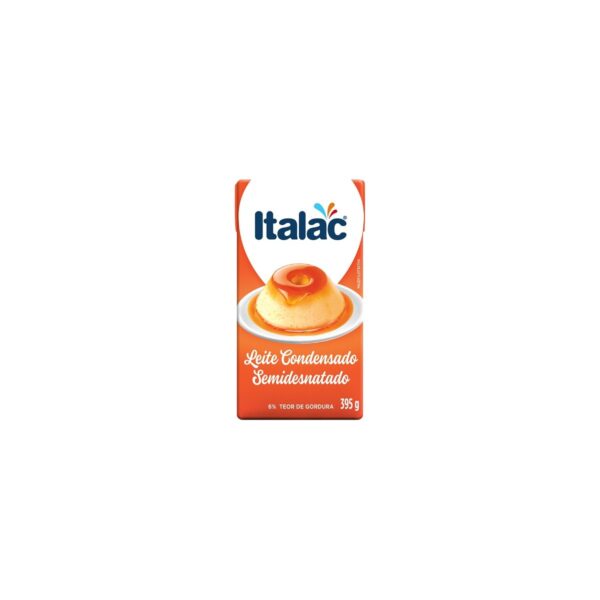 LEITE CONDENSADO ITALAC SEMIDESNATADO 395G
