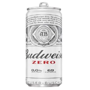 CERVEJA BUDWEISER ZERO LATA 350ML