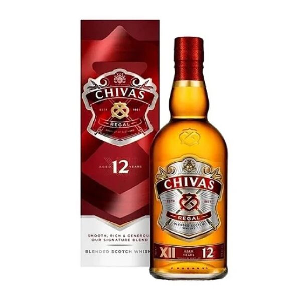 WHISY CHIVAS REGAL 12 ANOS 1 LITRO