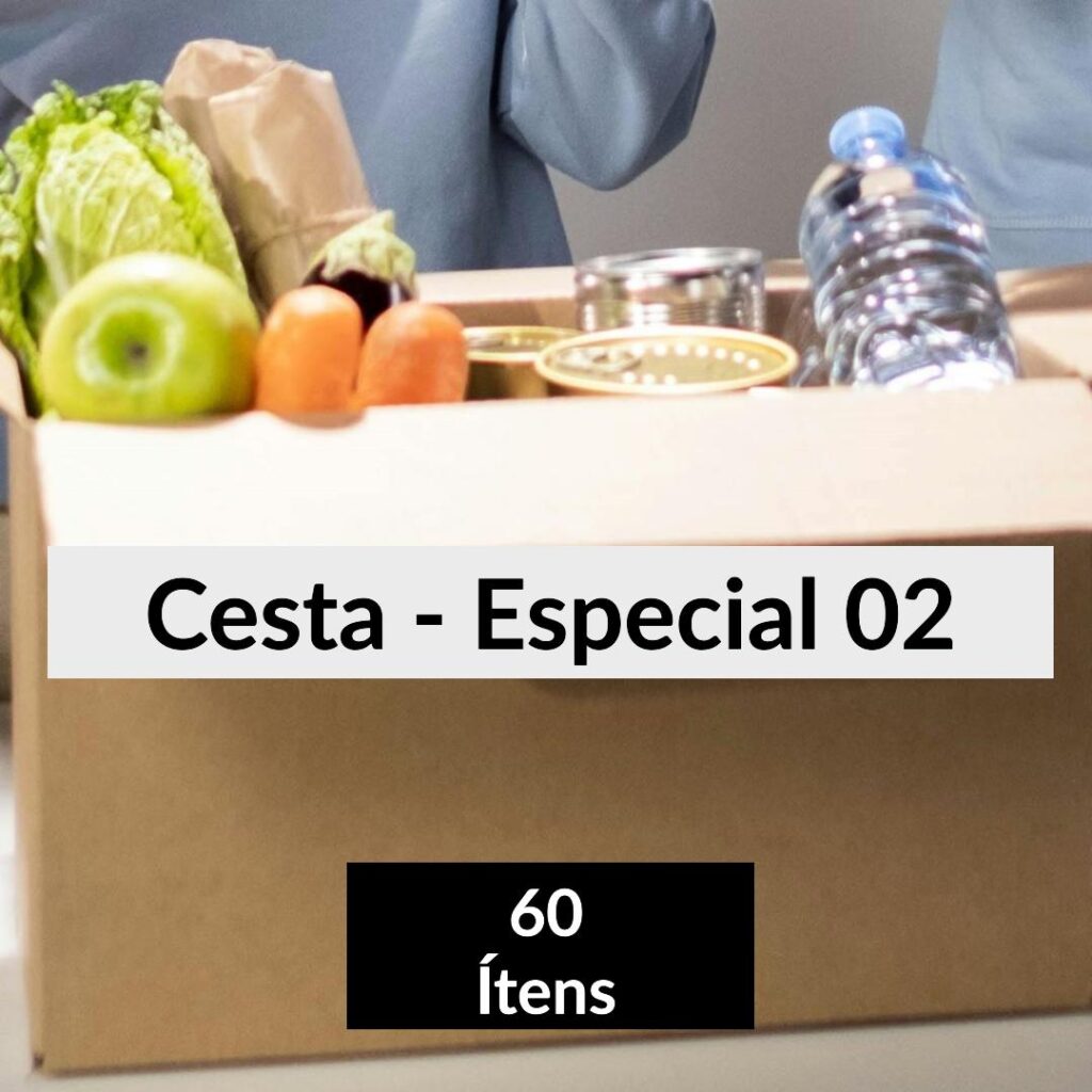 KIT CESTA BÁSICA - ESPECIAL 02 - 60 ÍTENS