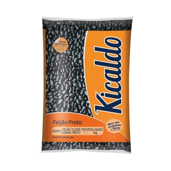 FEIJAO PRETO KICALDO 1 KG
