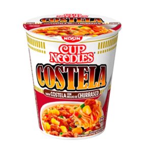 MACARRÃO INSTANTÂNEO NISSIN CUP NOODLES CREMOSO COSTELA 68G