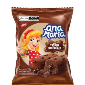 BOLO ANA MARIA TRIPLO CHOCOLATE 70G