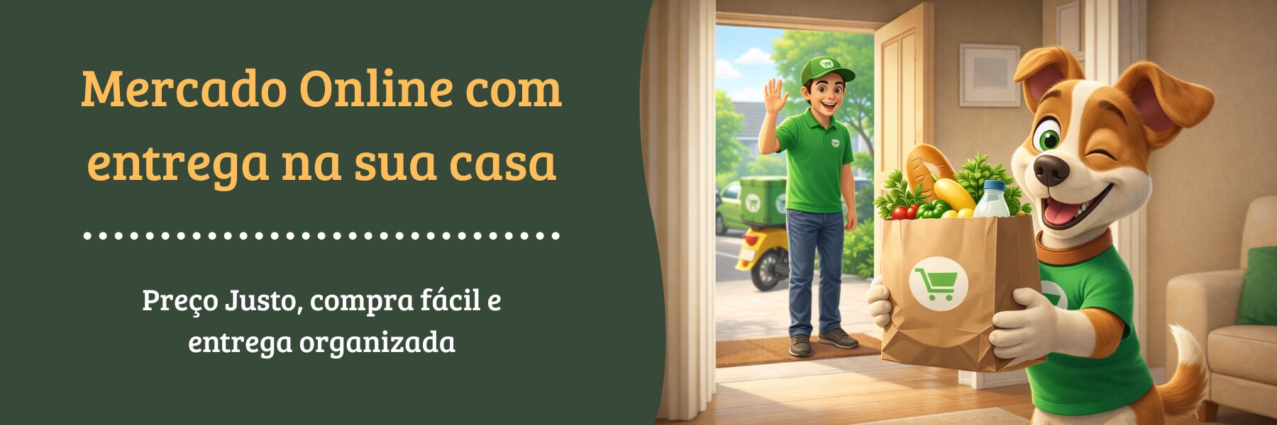 Mercado Online com entrega na sua casa