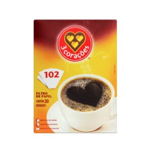 FILTRO DE PAPEL 3 CORACOES 102 C/30